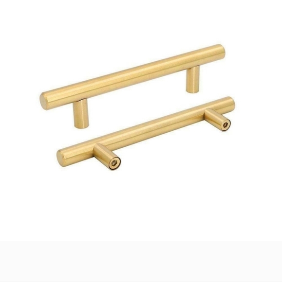 SILVER New 10 Pack Euro Style BarHandle Hardware - Picture 3 of 5